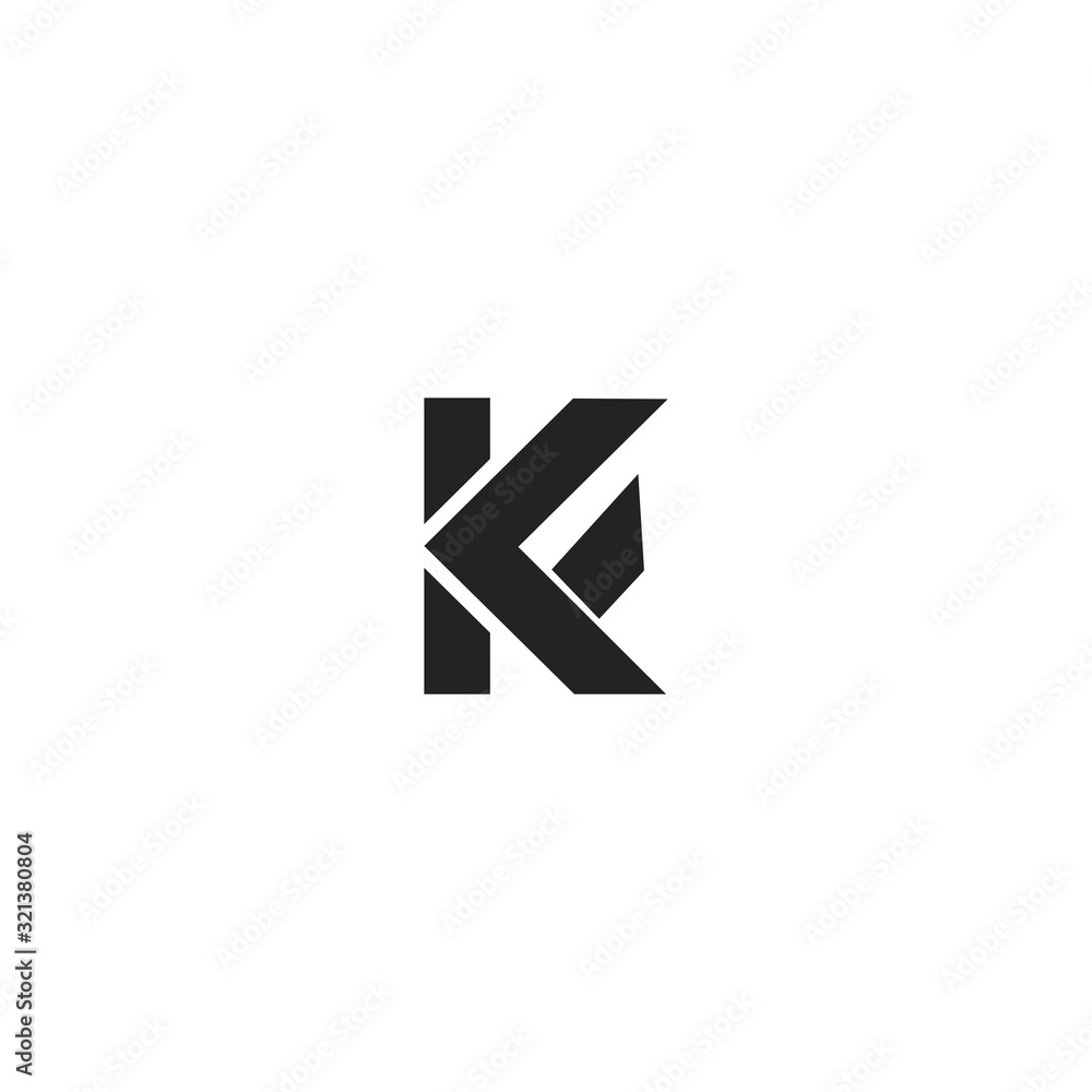 KF K F logo icon design template elements KF K F logo icon design template elements