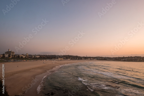 Sydney's Bondi Beach at sunrise