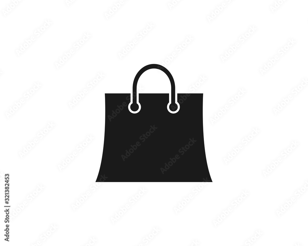 Bag Shop Icon Design Vector Bag Shop Icon Design Vector