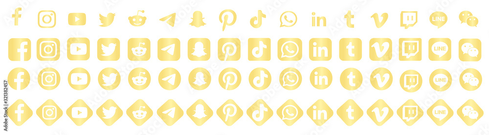 Facebook Twitter Instagram Youtube Reddit Telegram Snapchat Pinterest Tiktok Logo Facebook Twitter Instagram Youtube Reddit Telegram Snapchat Pinterest Tiktok Icon Gold Stock Vector Adobe Stock Facebook Twitter Instagram Youtube Reddit Telegram Snapchat Pinterest Tiktok Logo Facebook Twitter Instagram Youtube Reddit Telegram Snapchat Pinterest Tiktok Icon Gold Stock Vector Adobe Stock