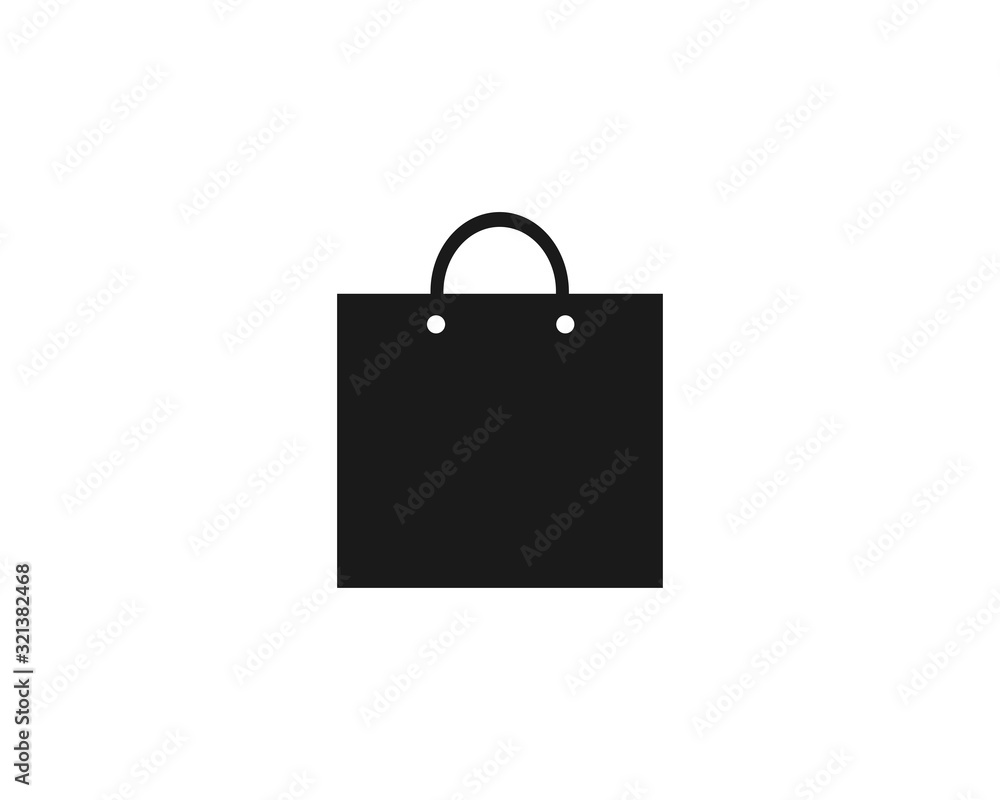 Bag Shop Icon Design Vector Bag Shop Icon Design Vector