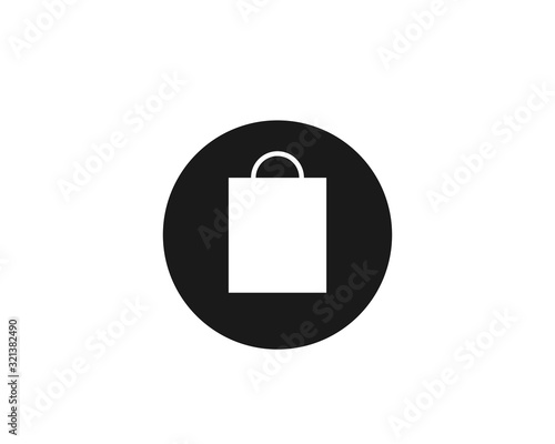 Bag Shop Icon Design Vector
