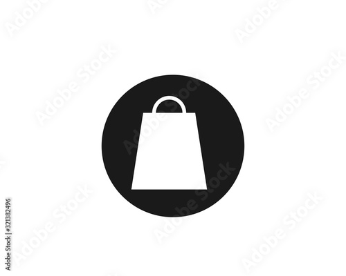 Bag Shop Icon Design Vector