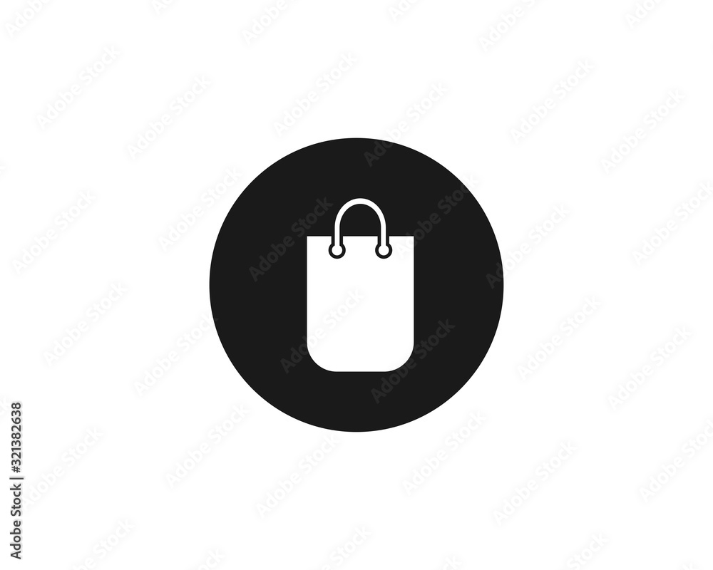 Bag Shop Icon Design Vector Bag Shop Icon Design Vector