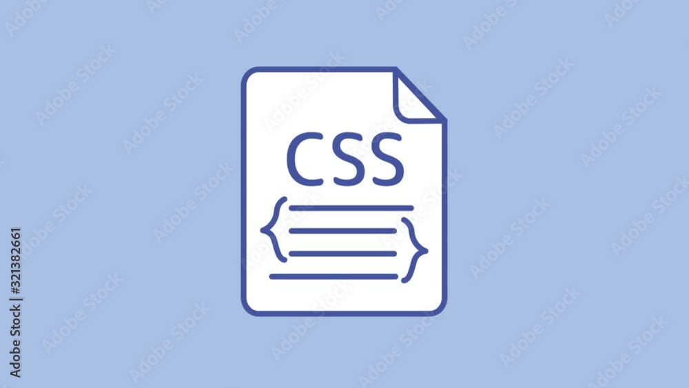 CSS line icon on the Alpha Channel CSS line icon on the Alpha Channel