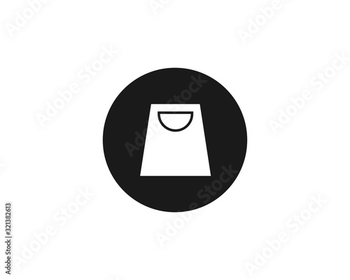 Bag Shop Icon Design Vector