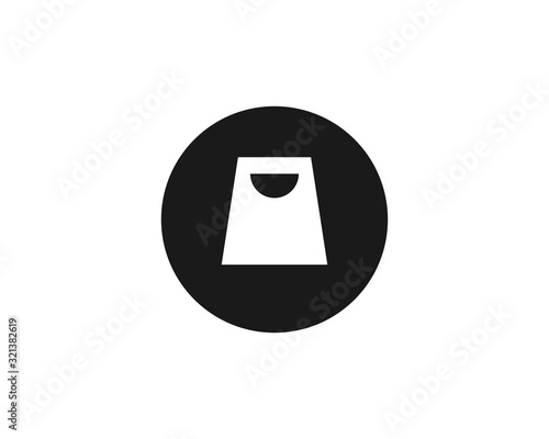 Bag Shop Icon Design Vector