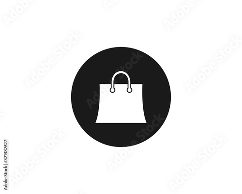 Bag Shop Icon Design Vector