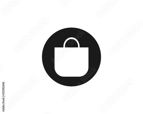 Bag Shop Icon Design Vector