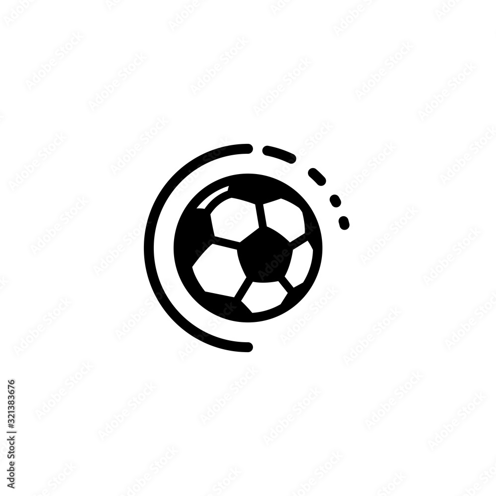 Obraz premium Vector soccer icon design