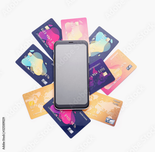 Credit cards with mobile ph...