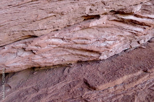 Rocky textures at Hopewell Rocks, New Brunswick, Canada
