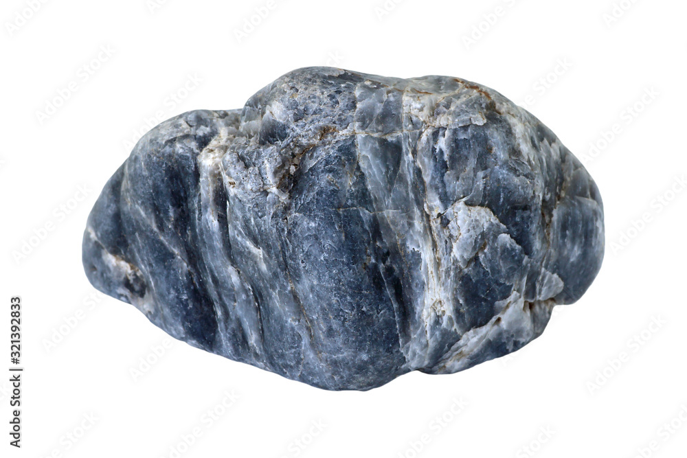 Single natural stone isolated on white background Single natural stone isolated on white background