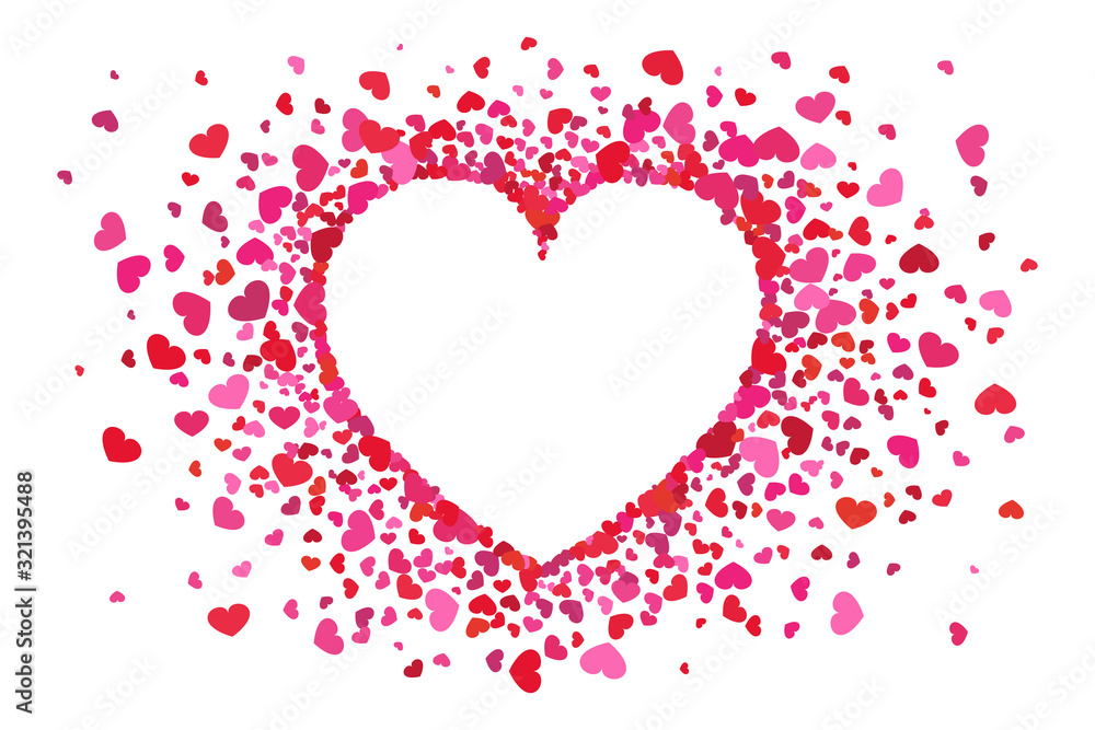 A heart shape postcard. A heart shape postcard.