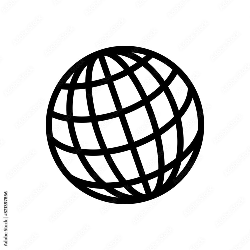 globe icon design vector logo template EPS 10 globe icon design vector logo template EPS 10
