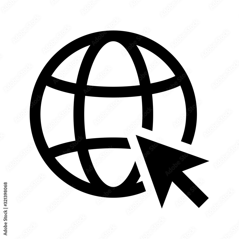 globe icon design vector logo template EPS 10