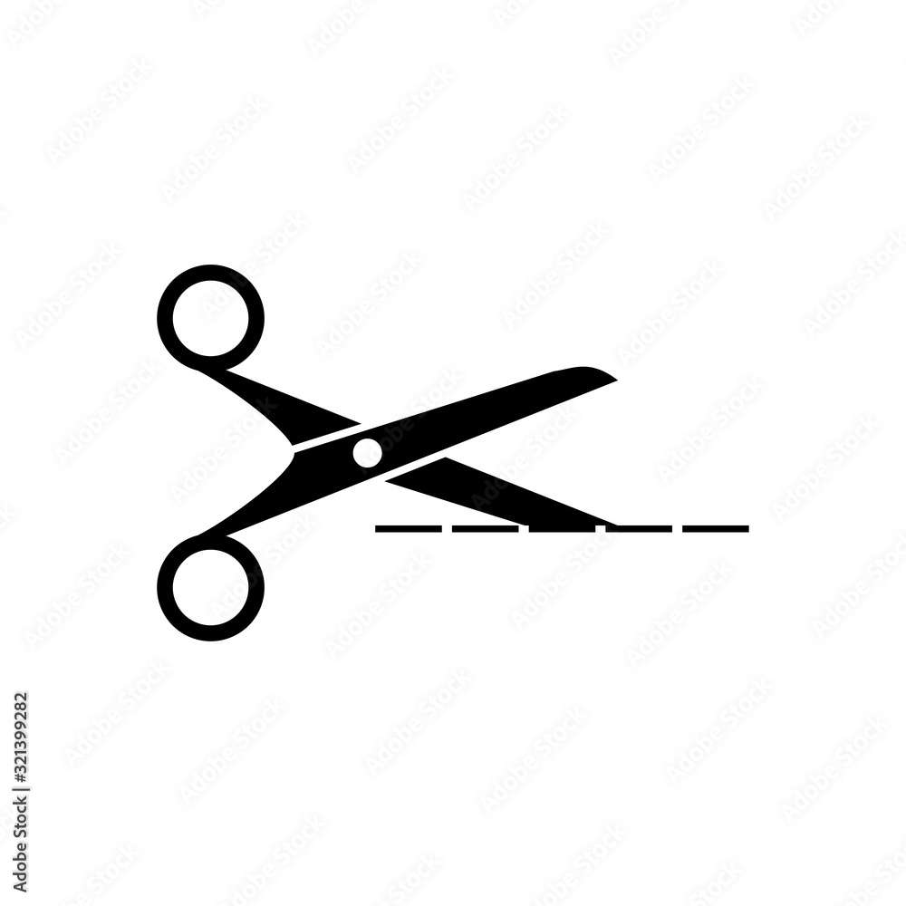 scissor icon design vector logo template EPS 10 scissor icon design vector logo template EPS 10