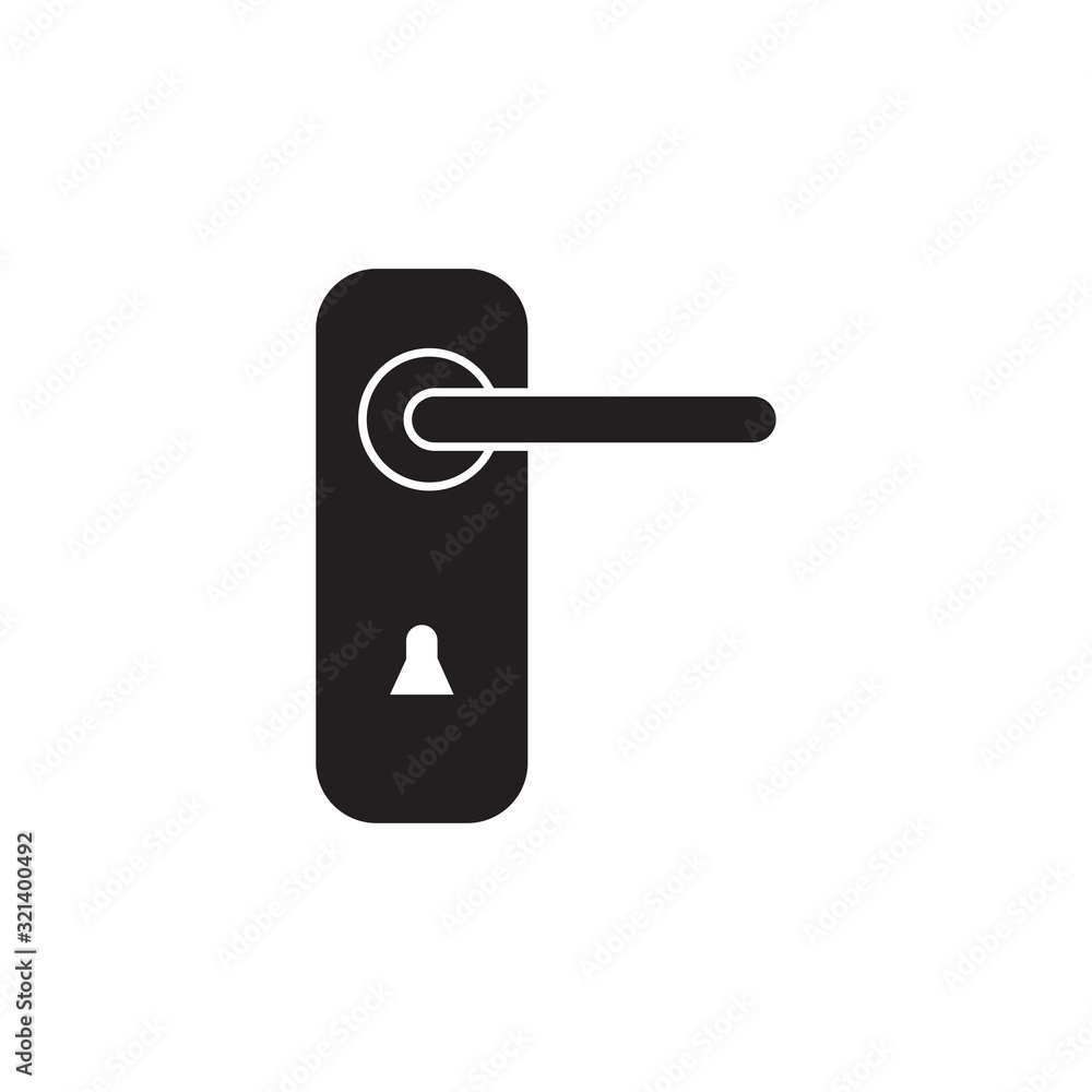 handle door icon vector design logo template EPS 10 handle door icon vector design logo template EPS 10