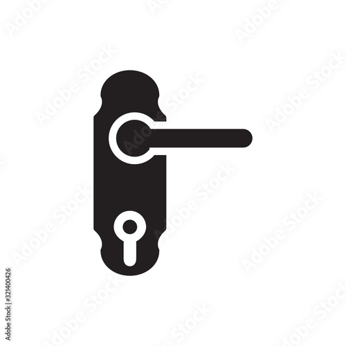 handle door icon vector design logo template EPS 10