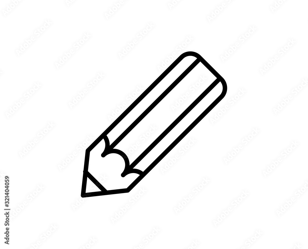 Pencil line icon Pencil line icon