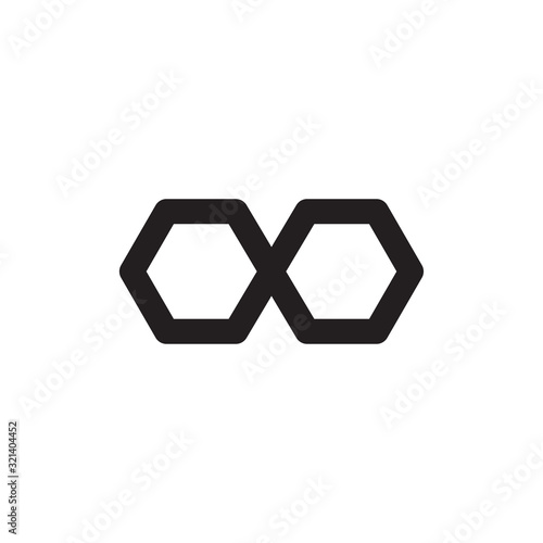 infinite icon design vector logo template EPS 10