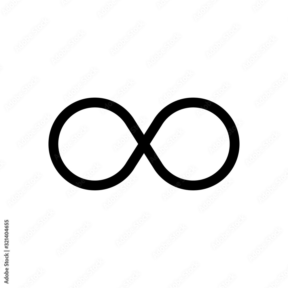 infinite icon design vector logo template EPS 10 infinite icon design vector logo template EPS 10