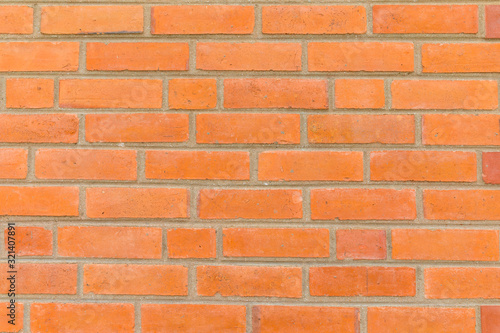 Red vintage brick wall background, wallpaper, pattern 