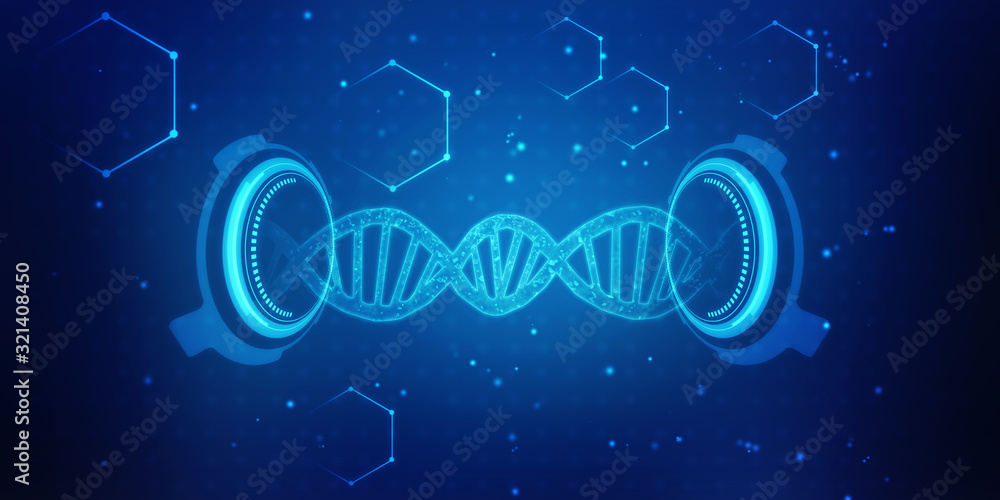 2d render of dna structure, abstract background 2d render of dna structure, abstract background