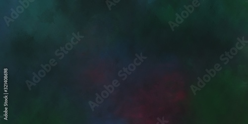 abstract painted artistic retro horizontal background texture with very dark blue, dark slate gray and very dark magenta color
