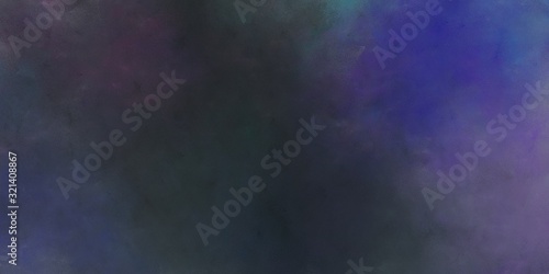 abstract painted artistic decorative horizontal header background with dark slate gray, dark slate blue and slate blue color