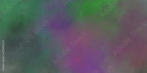 abstract painted artistic grunge horizontal background design with dim gray, dark slate gray and antique fuchsia color
