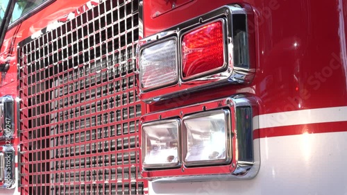 LAFD Fire Engine in Los Angeles, California