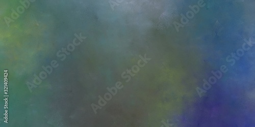 abstract painted artistic retro horizontal banner background  with dim gray, slate gray and gray gray color