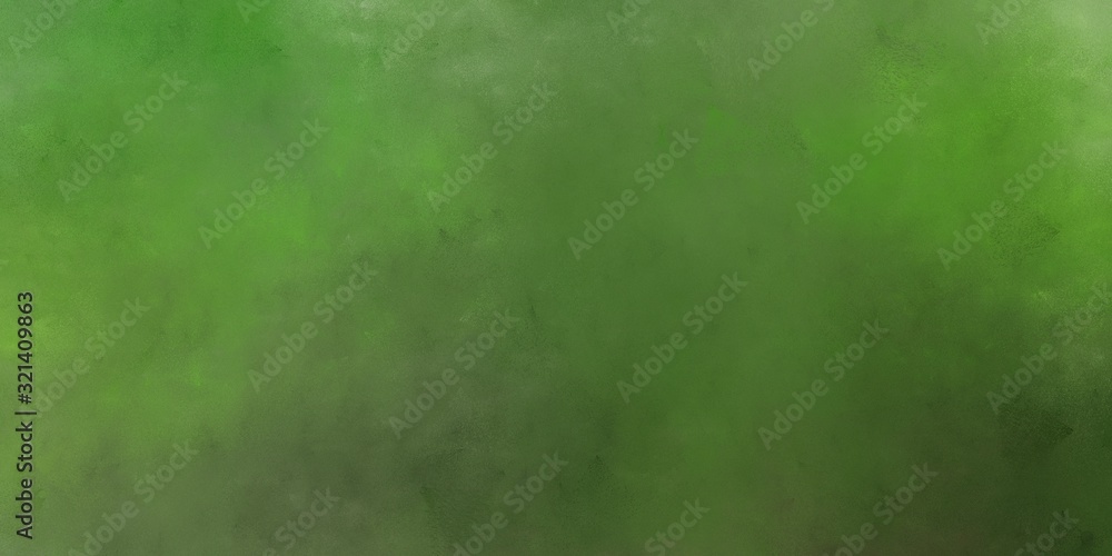 abstract painted artistic grunge horizontal background with dark olive green, very dark green and dark sea green color