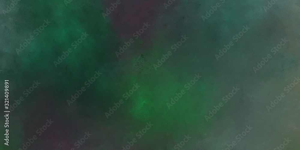 abstract painted artistic decorative horizontal background with dark slate gray, dim gray and very dark blue color