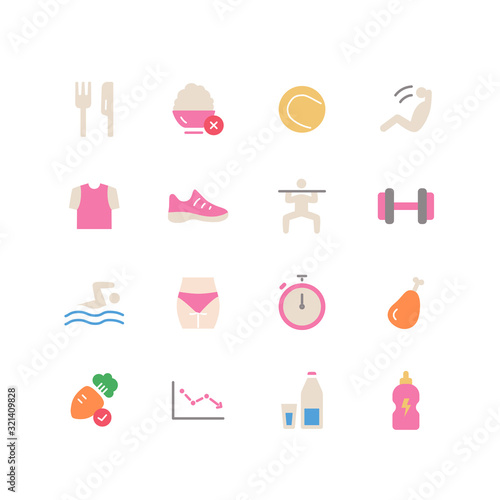DIET ICON SET