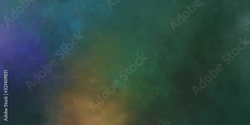 abstract painted artistic retro horizontal texture background with dark slate gray, dark slate blue and pastel brown color