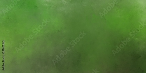 abstract painted artistic grunge horizontal background with dark olive green, very dark green and dark sea green color