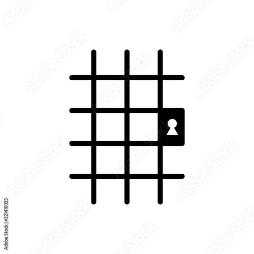 Jail icon trendy