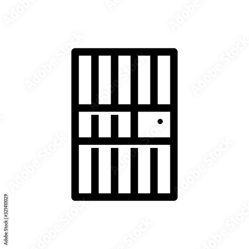 Jail icon trendy