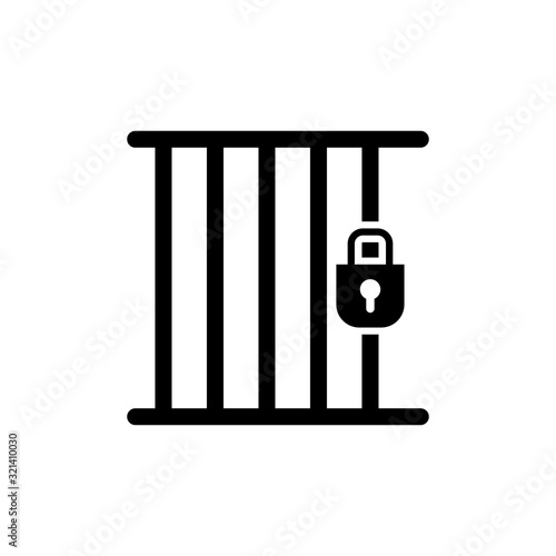 Jail icon trendy
