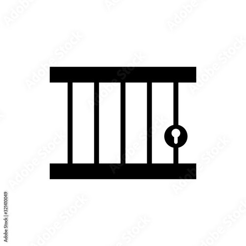 Jail icon trendy