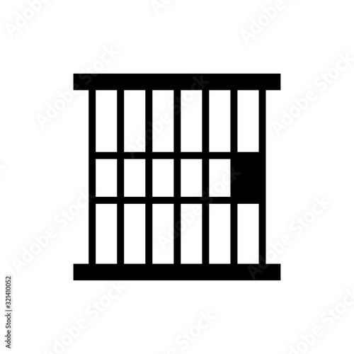 Jail icon trendy