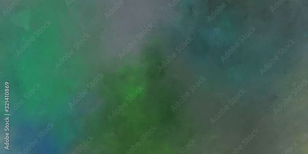 abstract painted artistic decorative horizontal background with dark slate gray, sea green and dim gray color abstract painted artistic decorative horizontal background with dark slate gray, sea green and dim gray color