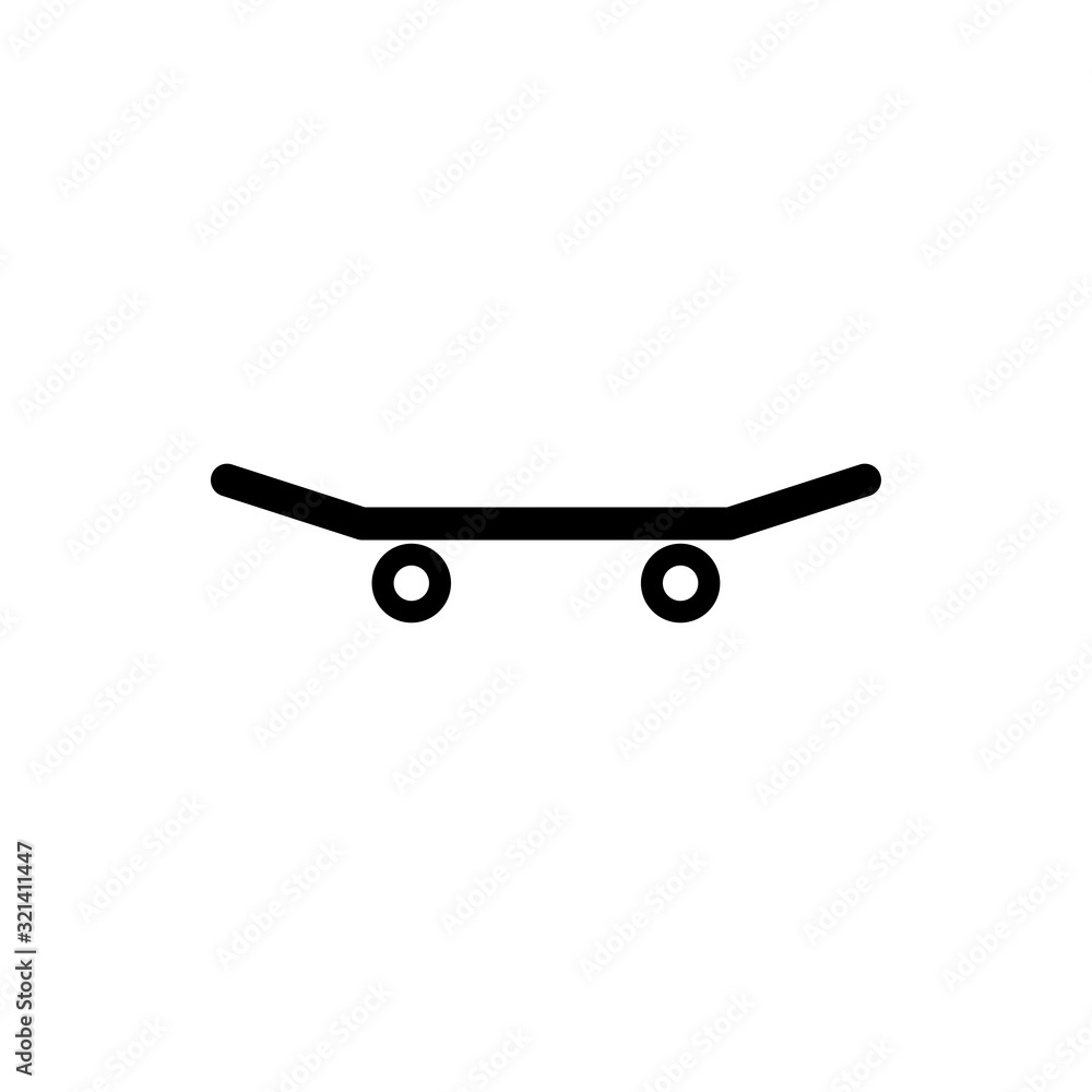 Skateboard icon trendy Skateboard icon trendy