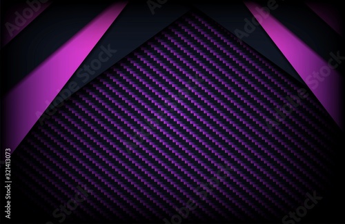 abstract purple with carbon kevlar metal background