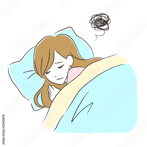 不眠　女性