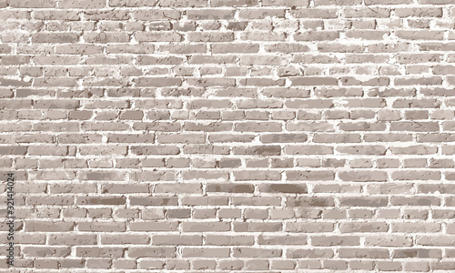 Design elements White antique brick wall
