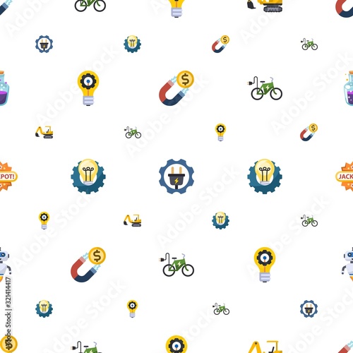 power icons pattern seamless