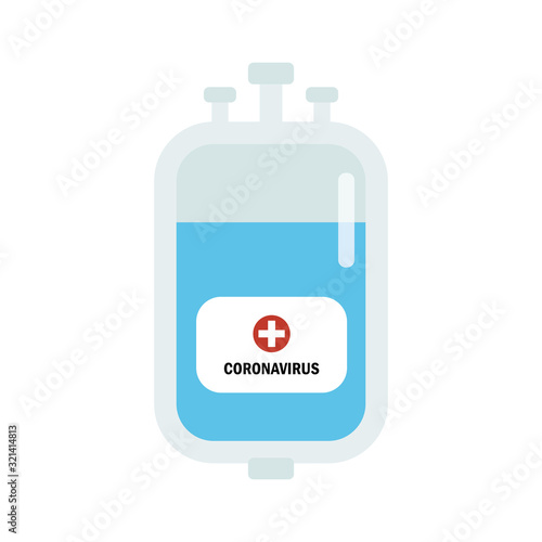 Serum bag for coronavirus. Treatment for coronavirus.